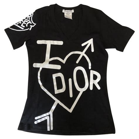 i love dior t shirt|christian dior ladies t shirt.